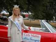 Carly Mathis with sash and crown